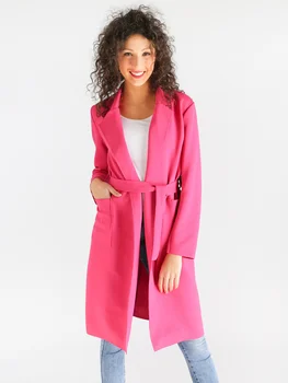 

Dust coat with belt