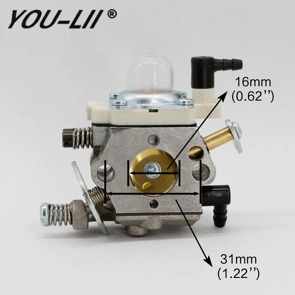 YOULII New Carburetor For Walbro WT998 WT813 For 26CC 30CC Engine Rc
