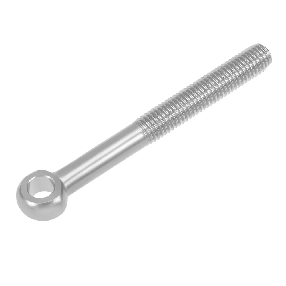 

UXCELL M12x110mm 304 Stainless Steel Machinery Shoulder Lifting Eye Bolt Metric Thread Easy To Use An Ideal Lifting Equipment