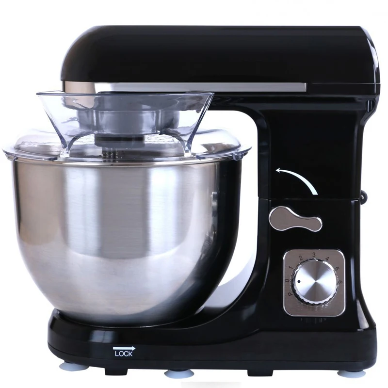 Миксер GEMLUX GL-SM52B (Мощность 1000 Вт, чаша объемом 5 л,  кол-во скоростей 6, съемная чаша, откидная головка)