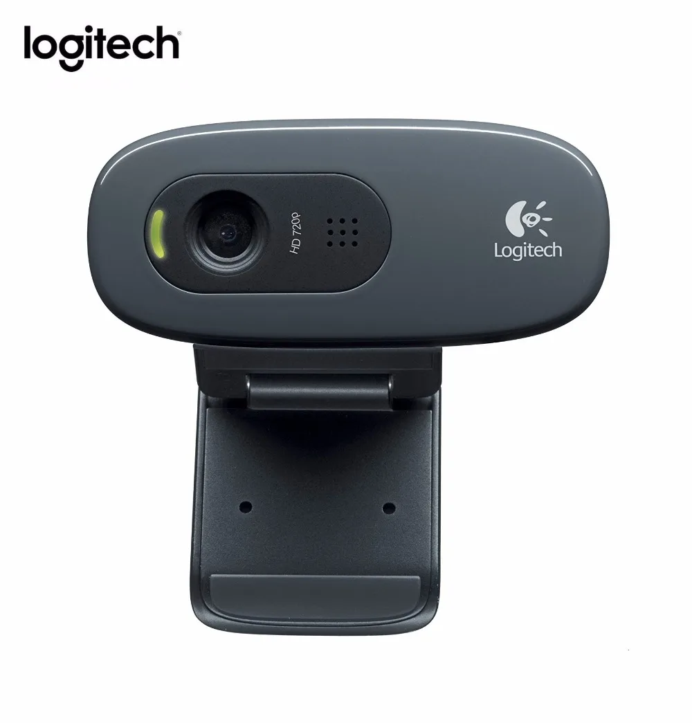 Beste Logitech C270 HD Vid 720 p Webcam Ingebouwde Micphone USB2.0 Mini Computer Camera voor PC Laptop OEM Pakket