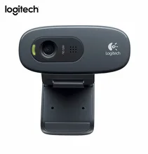Logitech C270 HD Vid 720P Webcam Built-in Micphone USB2.0 Mini Computer Camera for PC Laptop Without Retail Box