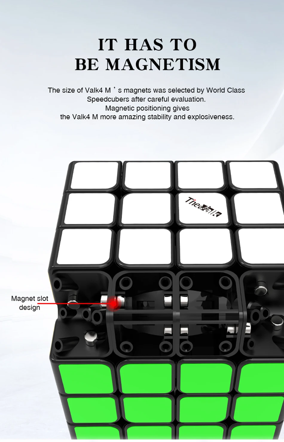 Valk 4 Valk4 M куб 4x4 60 мм магнитный скоростной Магнитный куб MoFangGe QiYi конкурсные Кубики Игрушки WCA головоломка волшебный куб на магнитах