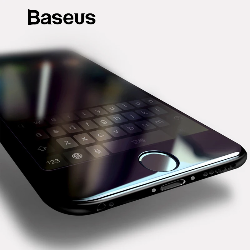 Beste Baseus 3D Full Screen Gehard Glas Voor iPhone 6 6 s Screen Protector 0.3mm Dunne 9 H Beschermende Glas voor iPhone 6 6 s Plus Glas