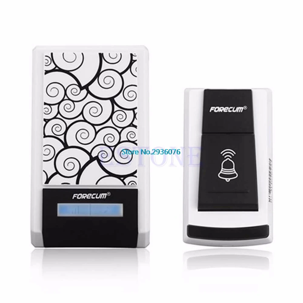 

Waterproof Digital Wireless Remote Control Doorbell Receiver 36 Tones 100M Range APR17_25