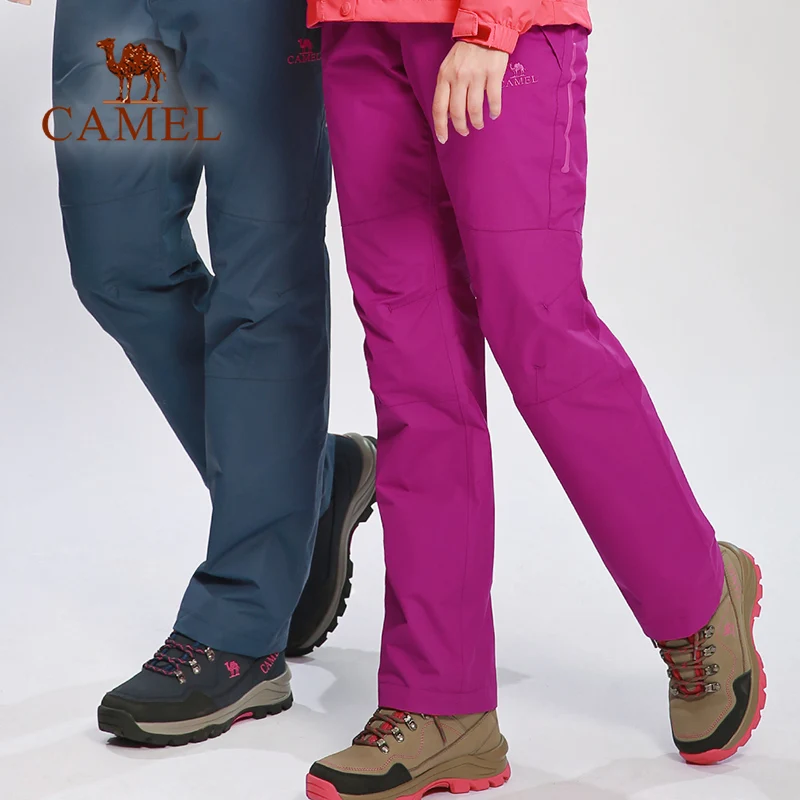 CAMEL nuevo de senderismo al aire libre pantalones impermeable a prueba de viento de otoño invierno deporte montaña hombre escalada pesca pantalones de Trekking Pantalones