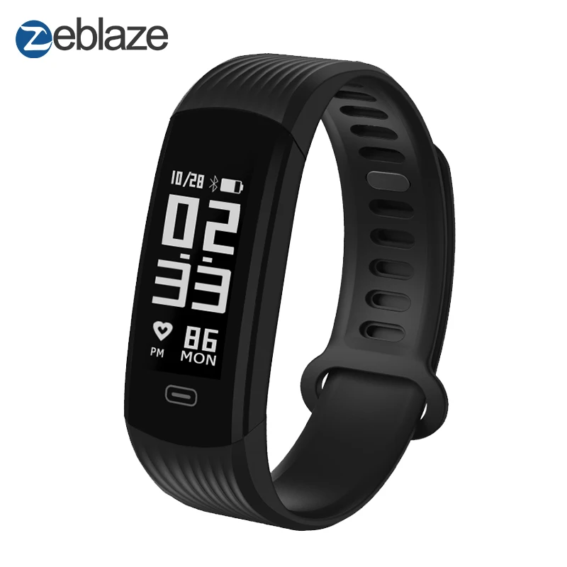 Zeblaze Plug Smart Wristband Continuous Heart Rate Monitor Long Battery Life &amp Quick Recharge Fitness Tracker Smartband | Электроника