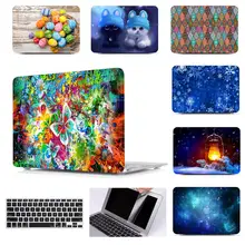 Жесткий чехол с принтом, оболочка клавиатуры, кожный чехол для Apple Macbook Pro 13 15 16 дюймов Air retina Touch Bar 11 13 15, чехол для ноутбука A2141