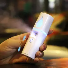 Портативный маленький увлажнитель USB Перезаряжаемый ручной счетчик воды зарядка мини паровой увлажнитель для лица с/без зеркала