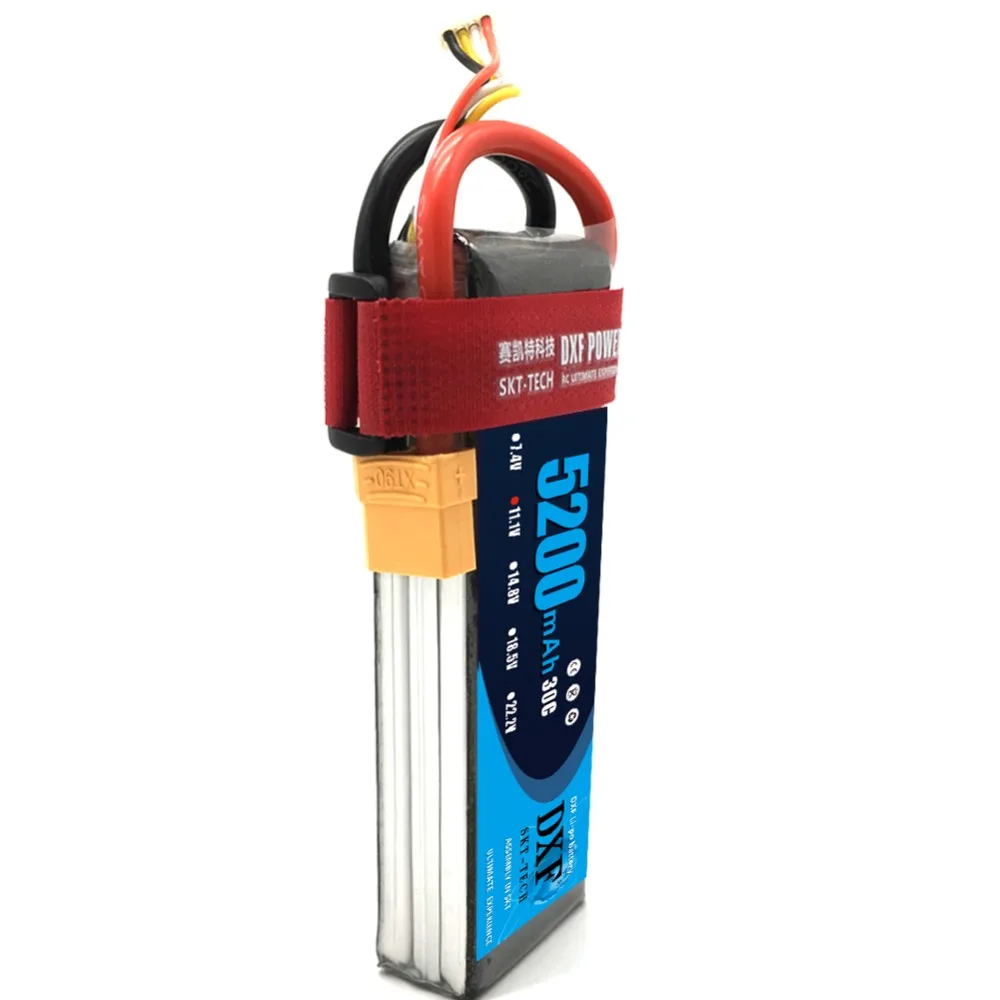 

DXF Drone 3S Lipo Battery 11.1V 5200MAH 30C 3S Lipo 11.1 V AKKU LiPo RC Battery For Rc Helicopter Quadcopter RC Car Boat