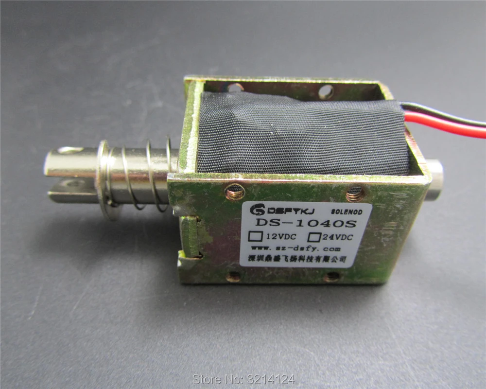 

ds-1040s through push-pull solenoid valve, electronic lock, dc12v / 24 v, stroke 10 mm