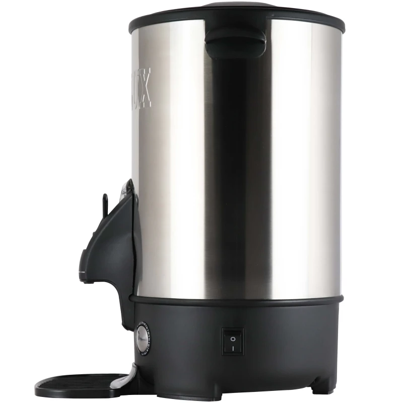 Термопот GEMLUX GL-WB20SS  (Мощность 1500 Вт, объем 16 л, электронный терморегулятор, диапазон температур 30-110 С, корпус из нержавеющей стали, каплесборник)