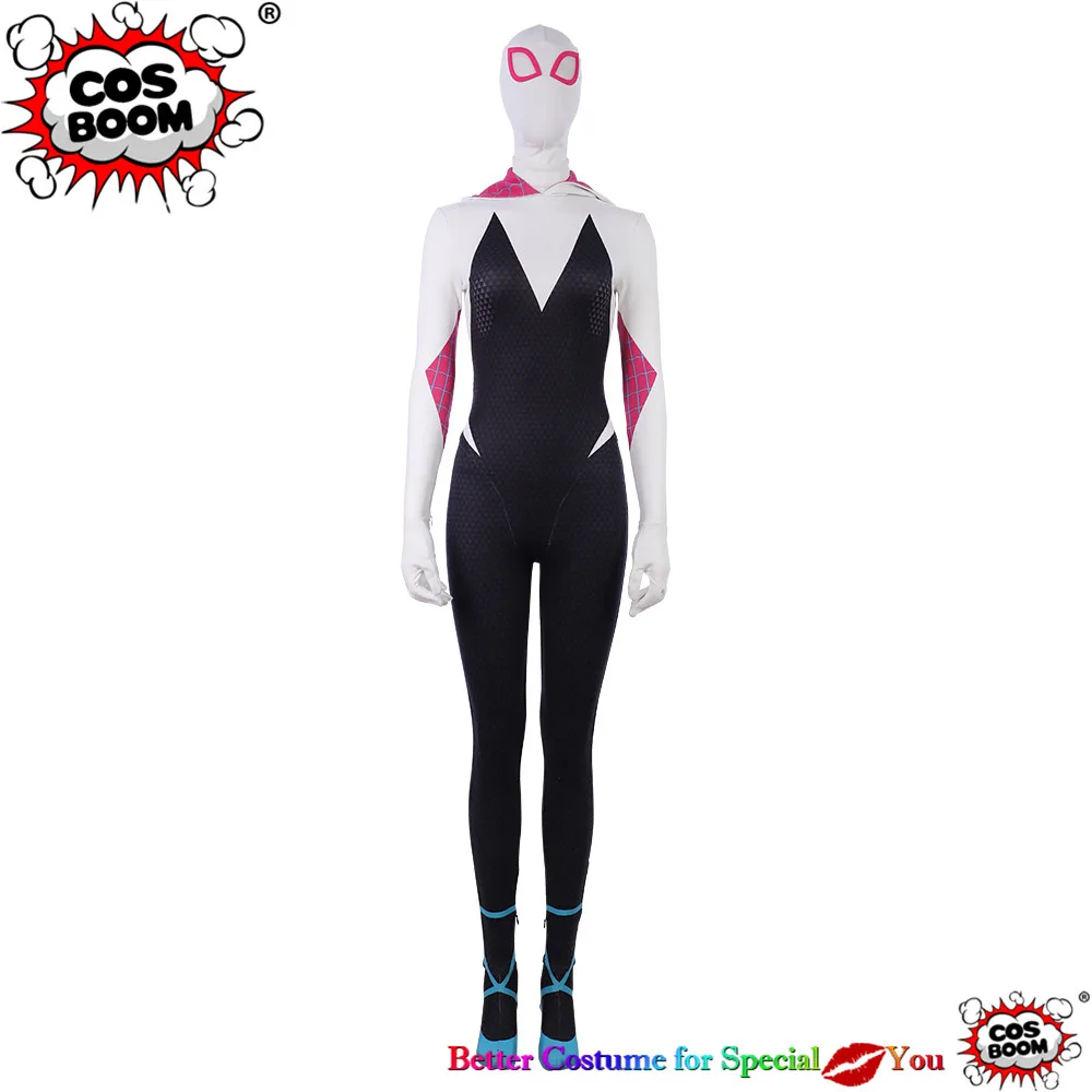 spider-man into the spider-verse spider-woman gwen stacy jumpsuit cosplay costume15