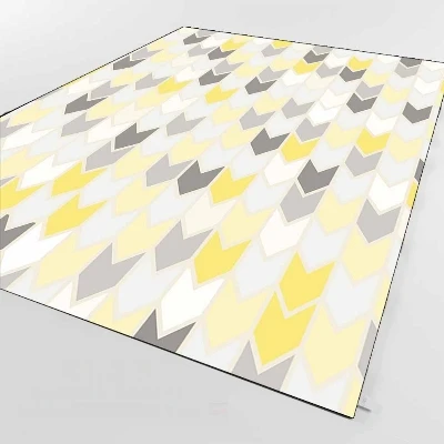 Else серый желтый самолеты плитки линии геометрический 3d принт нескользящей микрофибры Гостиная Декоративные Современные моющийся коврик мат