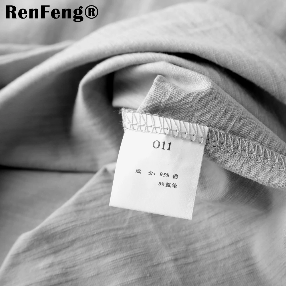 Bamboo cotton short-sleeved Cool t-shirt men's solid color trend Slim Blank white bottoming shirt curling V-neck shirt men (9)
