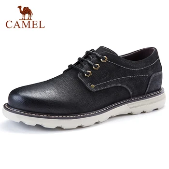 

CAMEL Trend New Men Tooling Shoes Men's Fashion Wild Genuine Leather Comfortable Man Casual Shoes