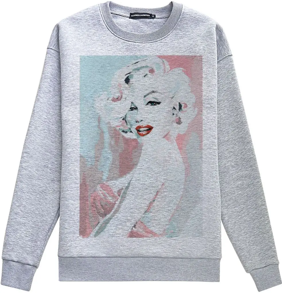 Marilyn Monroe Hoodie Color Konasov Russia print fashion style cute