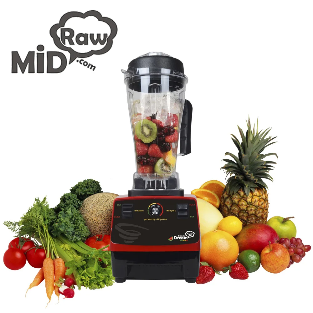 Professional blender fruit vegetables greens berries nuts grains beans
