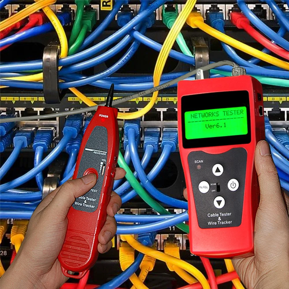 Многоцелевой сетевой LAN кабель для осмотра телефонного провода коаксиальный кабель тестер 5E 6E с 8 удаленным идентификатором