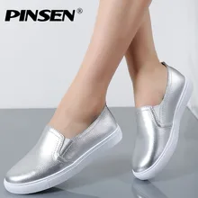 PINSEN/ г.; высококачественные модные женские лоферы на плоской подошве; повседневная кожаная обувь; женские лоферы; слипоны; женские мокасины; слипоны