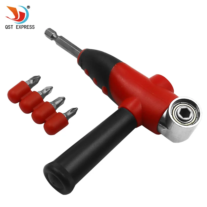 

1/4 Hex Shank Magnetic Adapter Bending Drill Ratchet Screwdriver Tool Set + Cross Screwdriver Adjustable Power Driver Tool Set