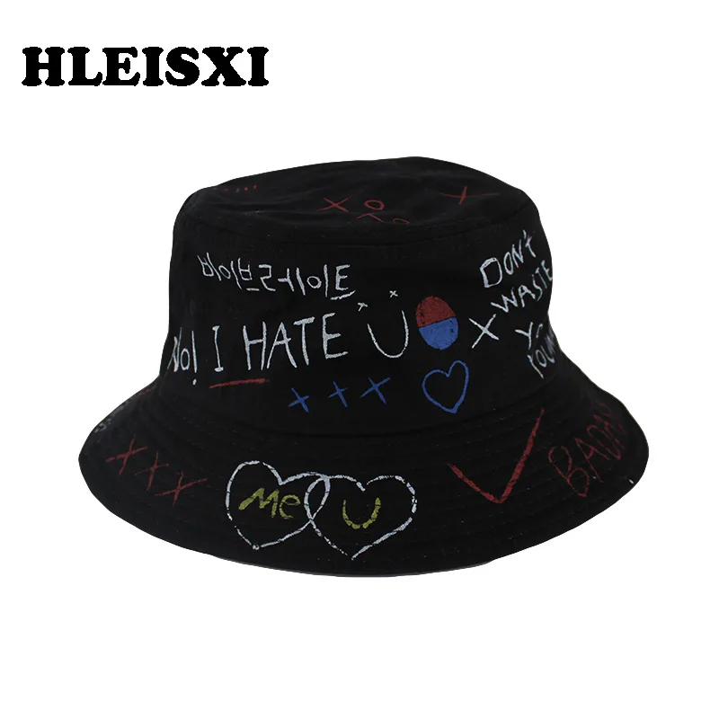 

HLEISXI Fashion New Arrival Adult Summer Sun Bucket Hats Men Cotton Caps Unisex Korean Edition Fishing Caps Fisherman Bonnet