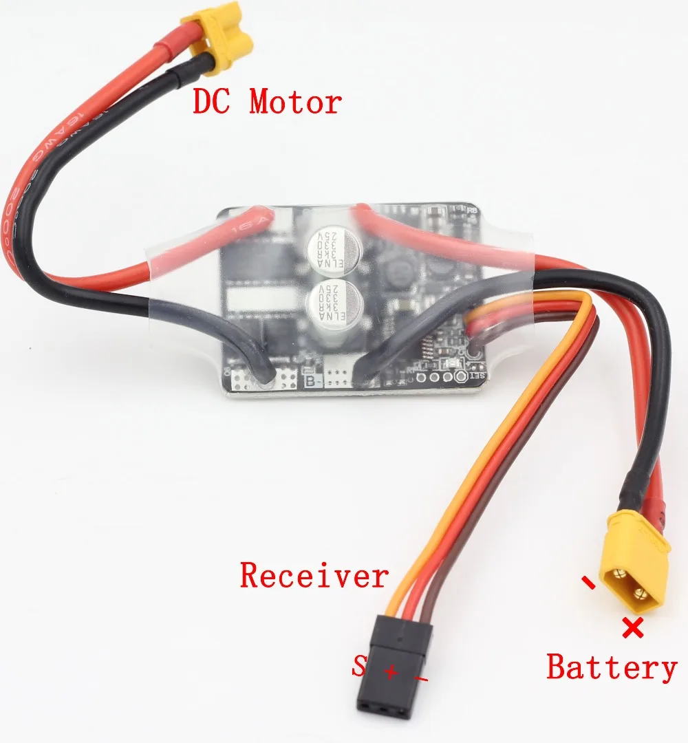

Free shipping, APO-SA DC brush motor ESC Fighter robot motor driver