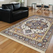 Else синий коричневый турецкий традиционный аутентичный 3d принт Противоскользящий микрофибра моющийся Декоративный уголок ковер килим богемный ковер