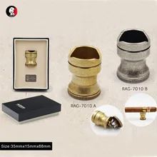 Винтажный дорожный держатель для одной сигары, уличный Ультра Острый резак, подставка для сигар+ винт, удар, два использования с подарочной коробкой