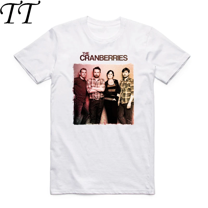 Printing The Cranberries Music Band T shirt harajuku Casual O Neck