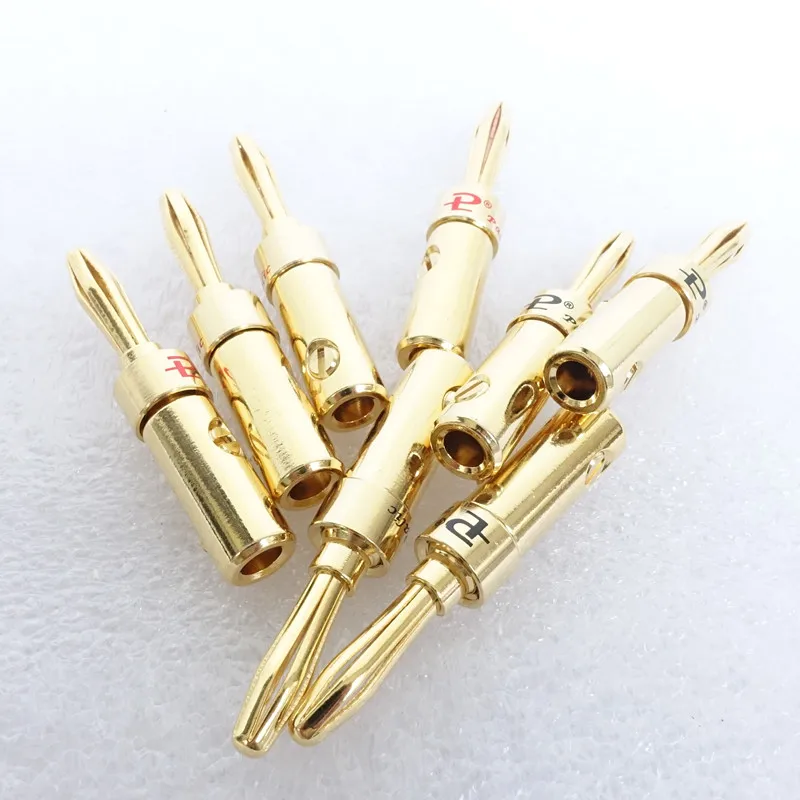 

copper banana plug Connector gold plated for speaker audio amplifier output