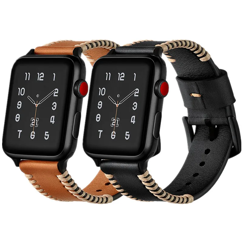 

ASHEI for Apple Watch Band Vintage Fashion Leather Watchbands 38mm 42mm Replacement Wrist strap for iWatch Series 3 2 1 Belt