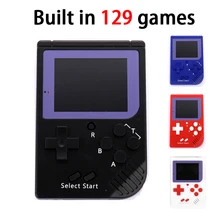Портативная детская игровая консоль в стиле ретро, мини-портативный игровой плеер, встроенный 129 классических игр для подарка ребенку