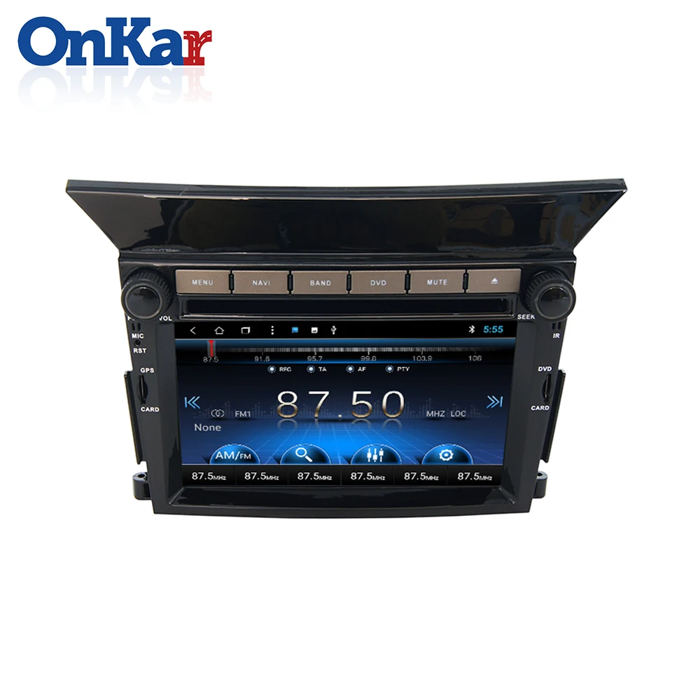 Top ONKAR 2 din car android 9.0 dvd gps navigation for Honda Pilot 2009 2010 2011 support dvd cd player auto radio headunit 2