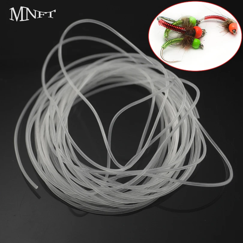 MNFT 1/32" X 5m Clear Soft Tubes Hareline Hollow Fly Tying Tubing Midge