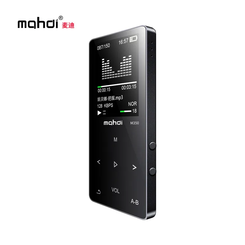 

Mahdi M350 Lossless MP3 Player 8GB Metal HIFI Music Player 1.8" Touch Screen Built-In Speaker Support FM A-B Repeat Recording