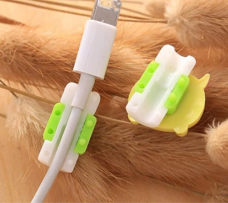 Hoqueen Promotion 20 шт./лот милый мультяшный рисунок usb кабель для передачи данных защита