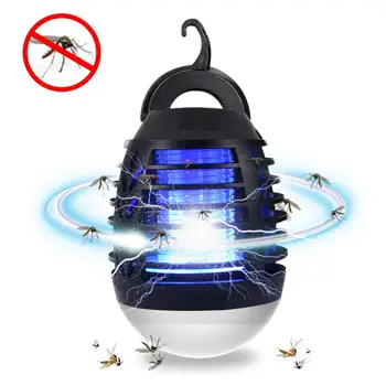 

5W USB Rechargeable Mosquito Killer Lamp LED Lamparas Outdoor Night Light Home Anti Bug Zapper Purple Radiation Lamps 90-180LM