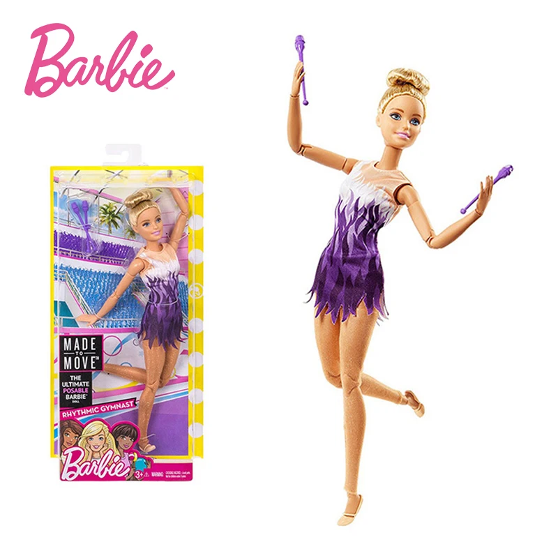 5 стилей, Оригинальная кукла Барби для движения, гимнастика, Йога, танцор, футболист, кукла Барби, Детская развивающая игрушка, подарок для девочки