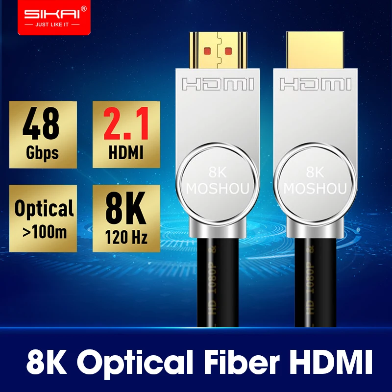 Кабель для HDMI 2,1 Ultra-HD(UHD) 8K MOSHOU 48Gbs с аудио и Ethernet HDMI шнур каво HDMI USB для переключателя 4K