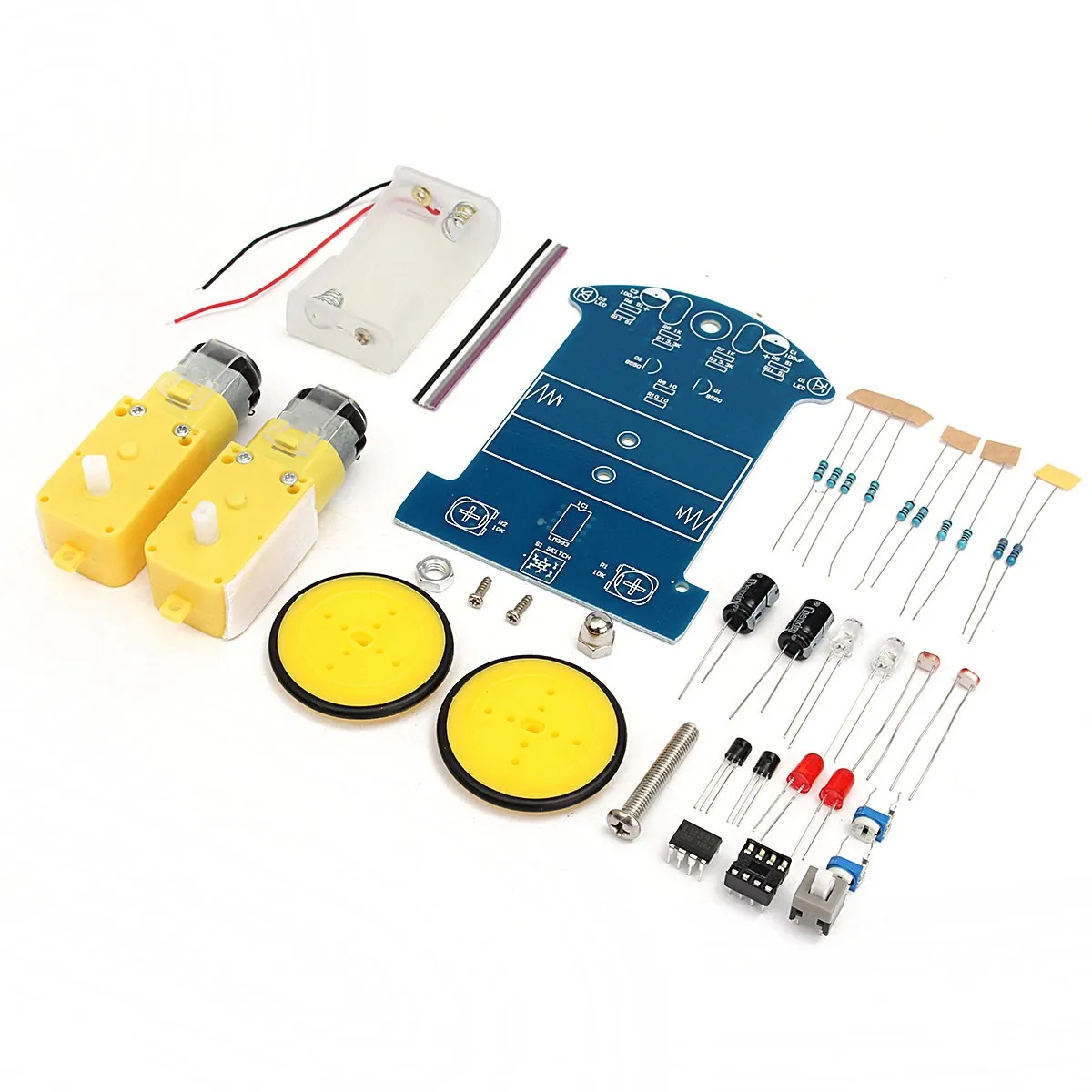 

High Quality New DIY Smart Tracking Robot Car Electronic Kit With Reduction Motor Set