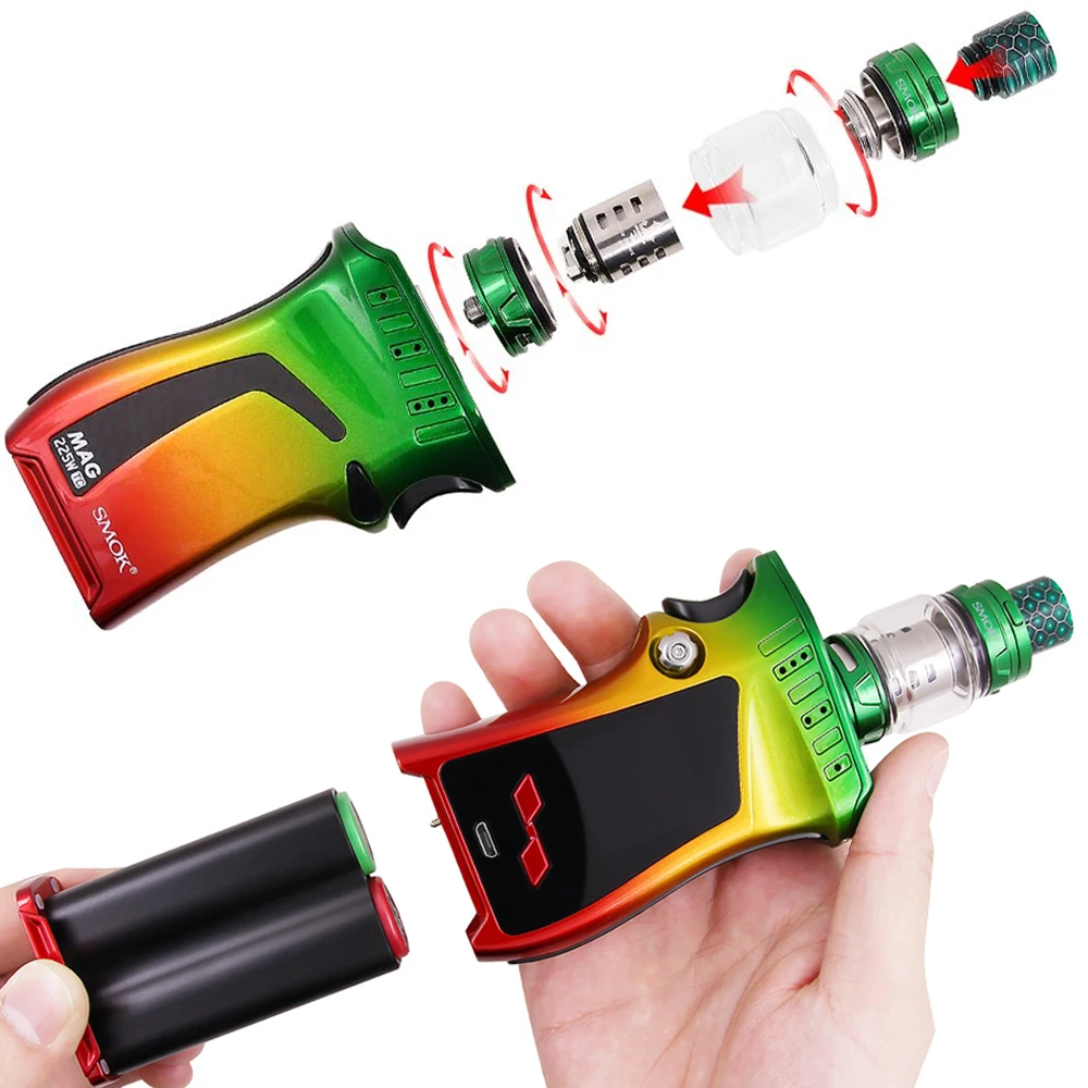Original SMOK Mag Kit with 225W BOX MOD & 8ml TFV12 Prince Tank Vaporizer Electronic Cigarette Vape Kit VS SMOK X Priv G-PRIV 2 Original SMOK Mag Kit with 225W BOX MOD & 8ml TFV12 Prince Tank Vaporizer Electronic Cigarette Vape Kit VS SMOK X Priv G-PRIV 2