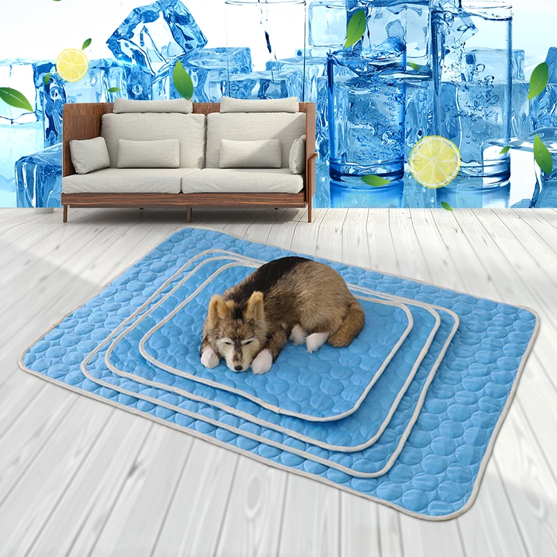 

Summer Pet Dog Cooling Mat Ice Blanket for Dogs Cats Sofa Pad Bedding Mats Pet Dog Cat Sleeping Mat Pet Products Accsssories