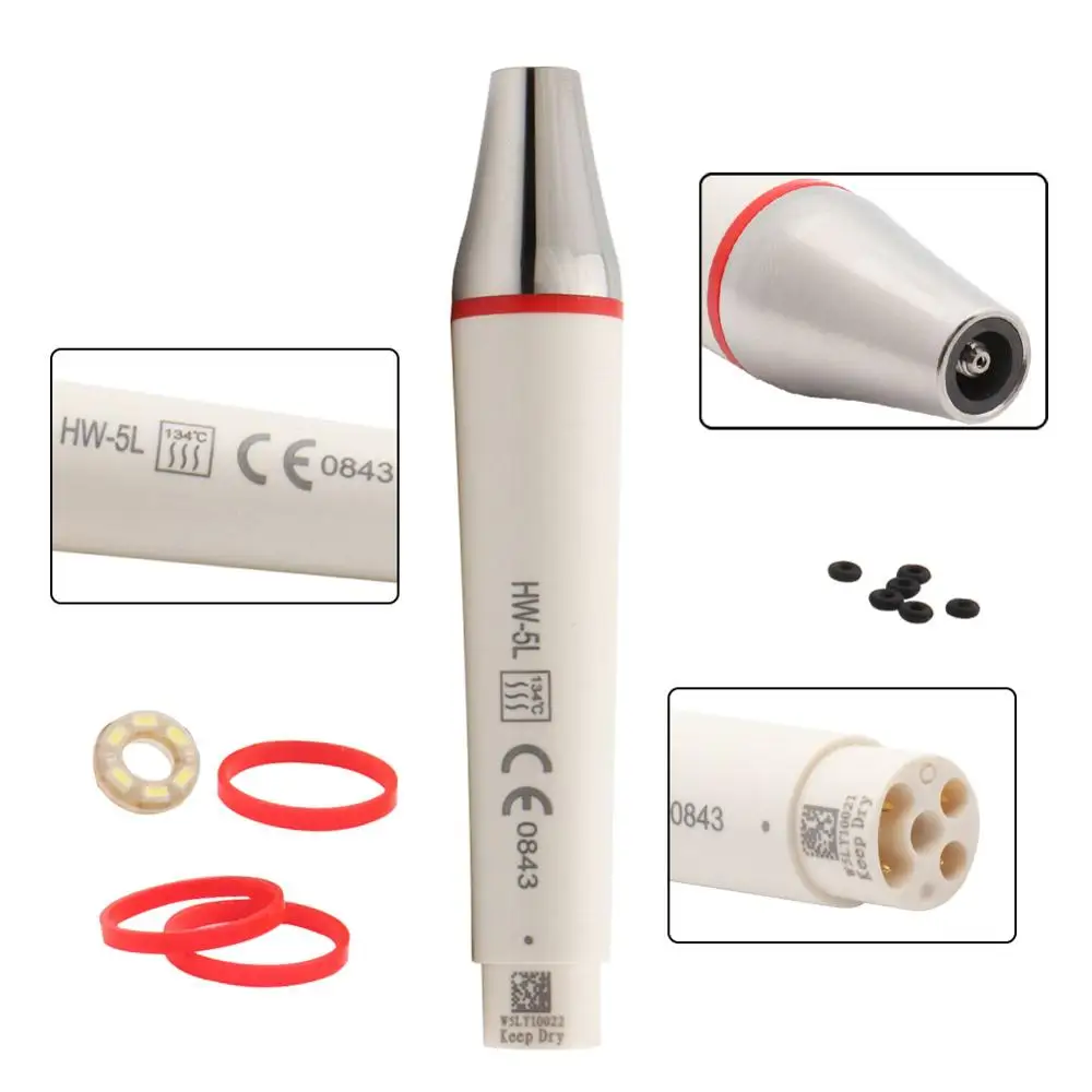  Ultrasonic Scaler Handpiece Fit Dental Woodpecker Detachable LED Handpiece HW-3H/HW-5L/HD-7L Woodpe - 33032529968