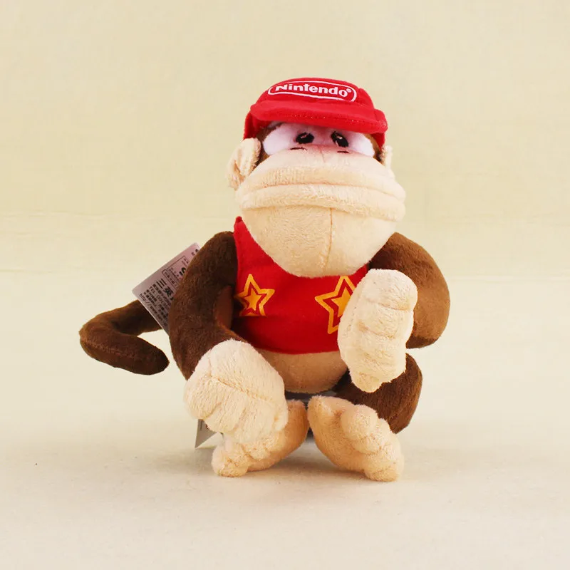 Супер Марио Плюшевые игрушки из мультфильма Животные кукла обезьяны и Donkey Kong для детей best рождественские подарки на день рождения 2 шт./компл