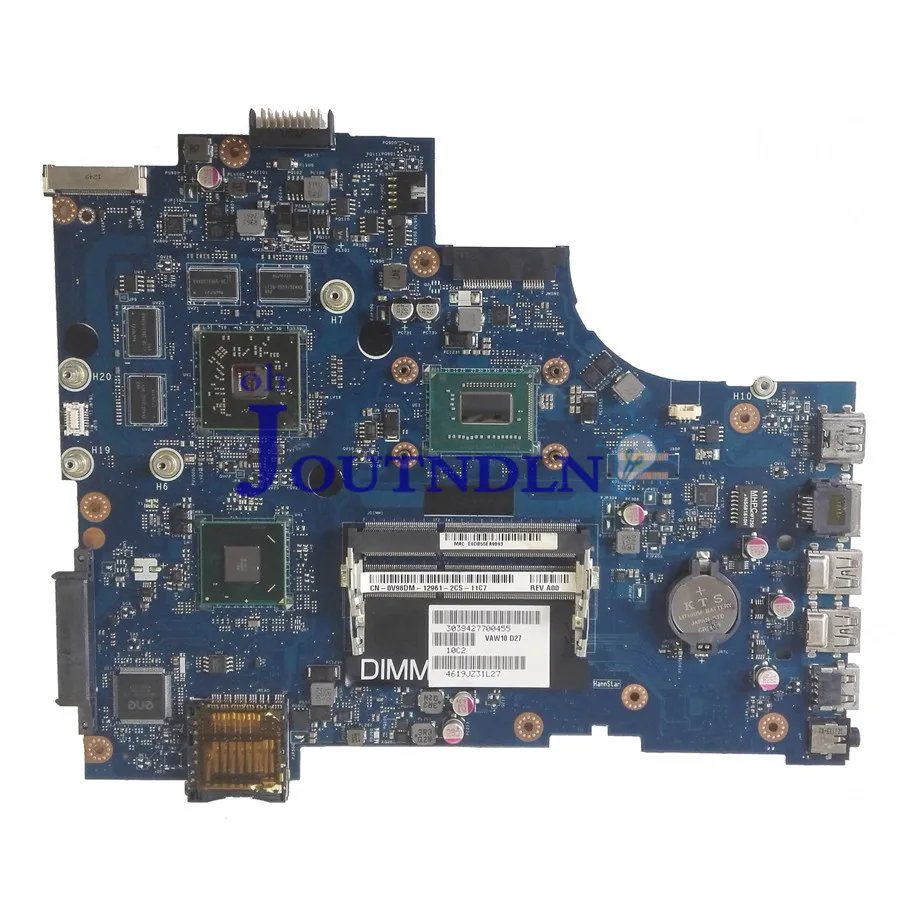 JOUTNDLN для DELL 17R 3721 5721 материнская плата ноутбука V98DM 0V98DM CN-0V98DM W/I7-3537U CPU 216-0842009 GPU VAW11