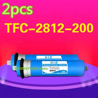 2 шт. 200 gpd фильтр обратного осмоса HID TFC 2812 200G мембраны фильтры для воды картриджи ro