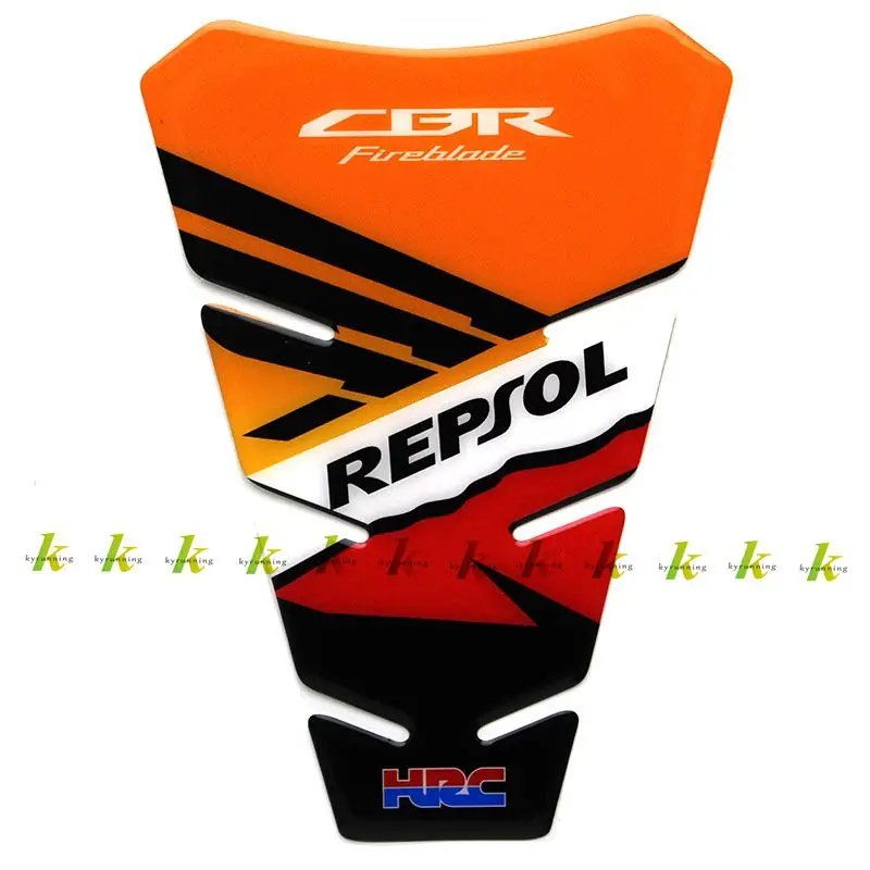 3D акрилатовые наклейки для Honda CBR ЛРВ CBR 250 400 500 600 1000 1100 CBR 1000 RR газойль топливный бак прокладка протектор автомобиля Стикеры - Цвет: Многоцветный