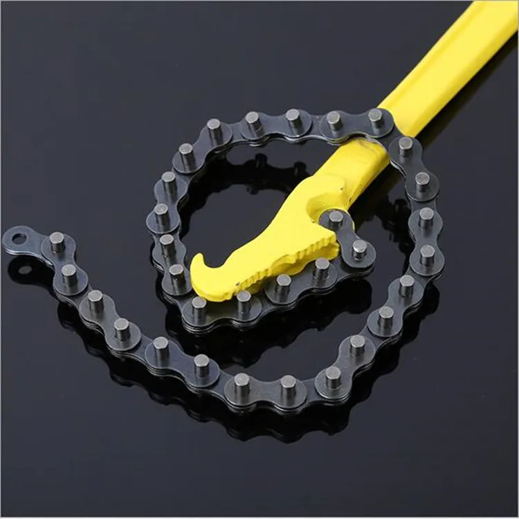 Yofe 8 дюймов цепи ключ масляный фильтр гаечный ключ chain ручной инструмент для ремонта автомобиля инструменты Пластиковые Масло-спрей фильтр