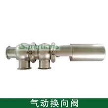 Санитарный отвлекать/Реверсивный Клапан сварные концы пневматический 1-дюймовыечистые этикетки пробки или DN25 AISI304 1 шт./лот, нержавеющий пневматический Реверсивный Клапан